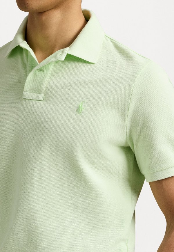 CUSTOM SLIM MINERAL-DYED POLO SHIRT - Polo shirt - leaf4