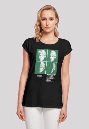 DAVID BOWIE CONCERT POSTER - Print T-shirt - black