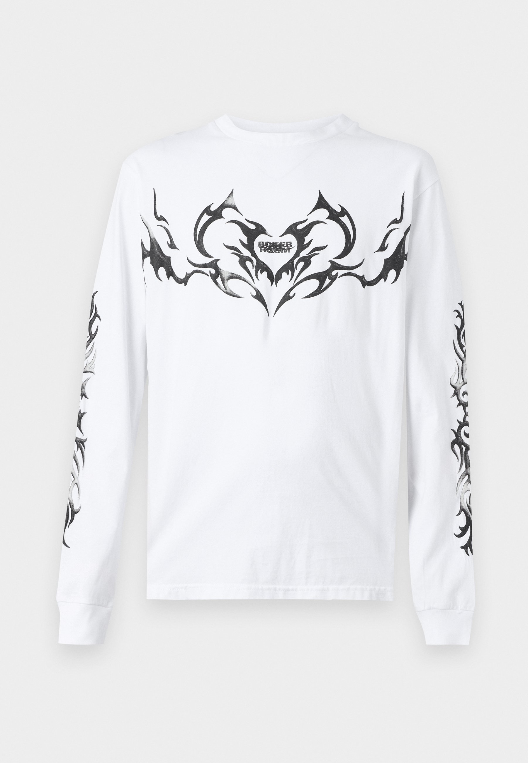 BOILER ROOM TRIBAL シャツ Boiler Room Men's Tribal Long Sleeve T-Shirt in Black Boiler