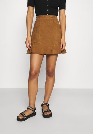 A-snit nederdel - camel