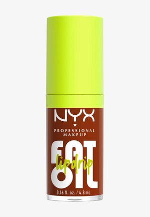 NYX PROFESSIONAL MAKEUP FAT OIL LIP DRIP -  FEUCHTIGKEITSSPENDENDER LIPGLOSS MIT DICKEM APPLIKATOR UND NÄHRENDEN ÖLEN, FARBE: NEWSFEED, ROT - Gloss - Scrollin