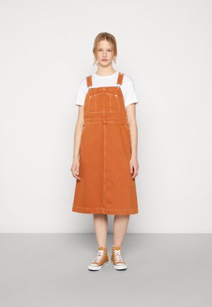 Jeansklänning - brown medium dusty