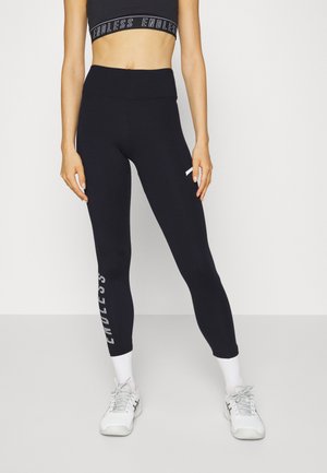 MALLAS FIT POCKET II - Leggings - black white