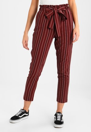 Pantalon classique - bordeaux