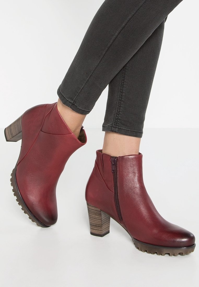 Gabor Botines bajos - dark red