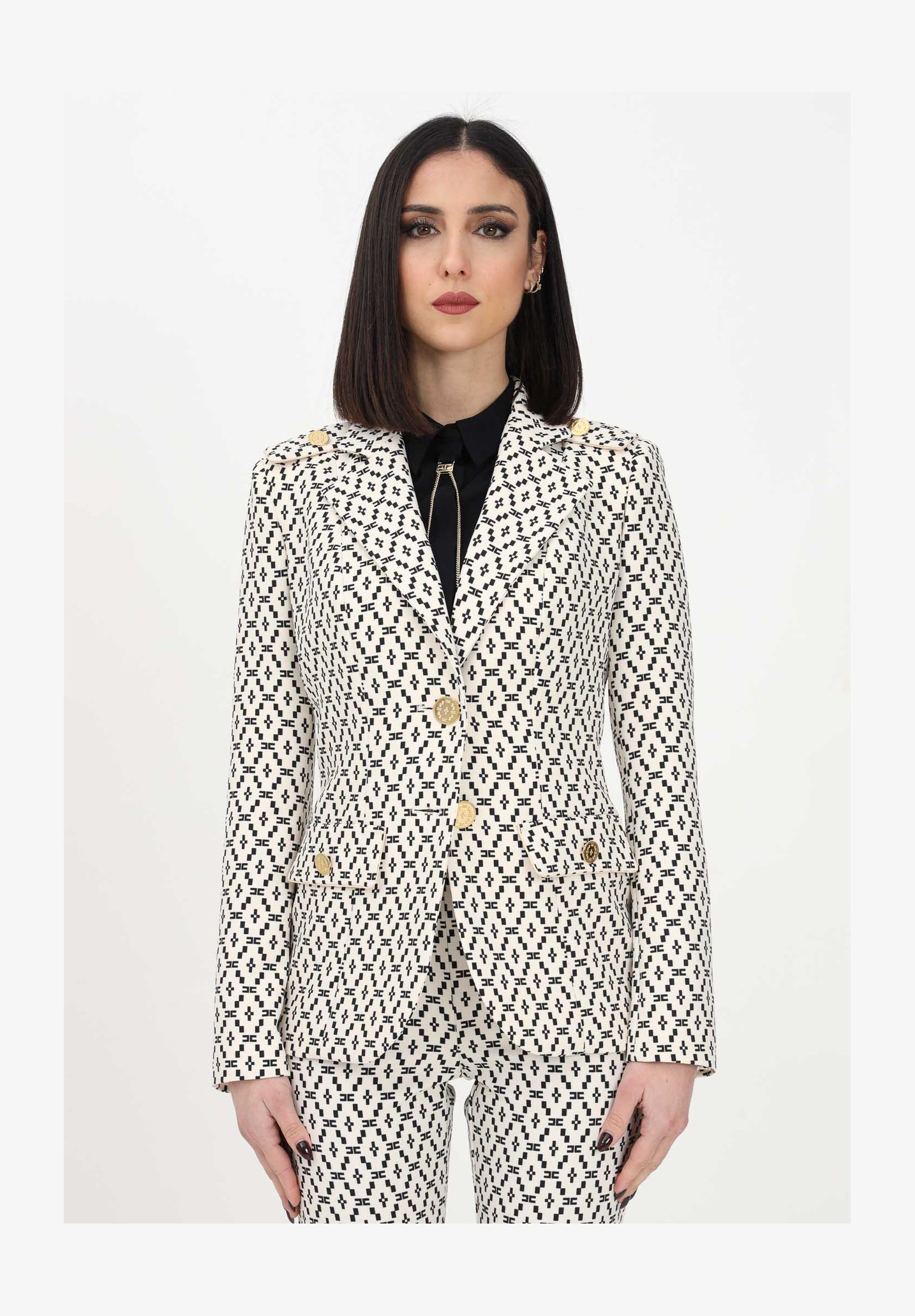 Pinko NEW SIGNUM GIACCA PUNTO CON BOTTONE - Blazer - White