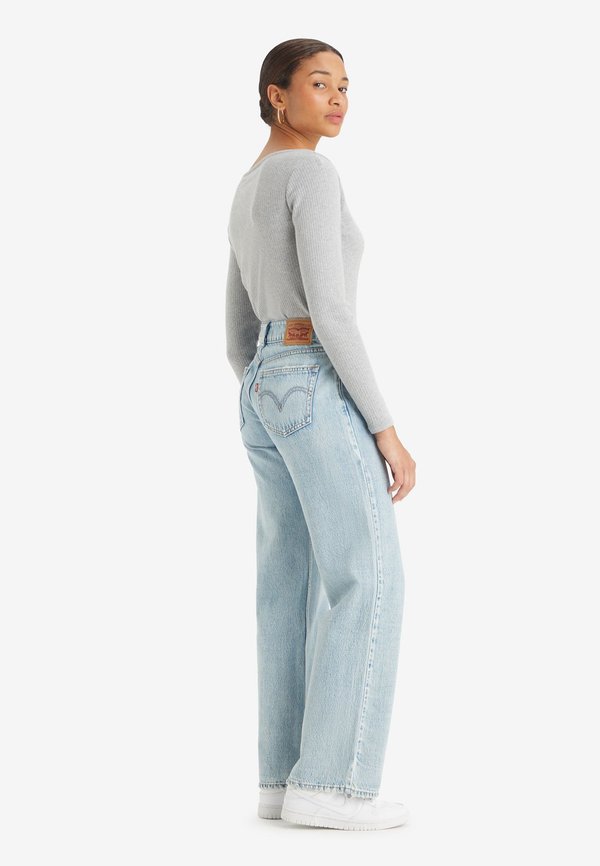 SUPERLOW LOOSE - Straight leg jeans - not in the mood stone2