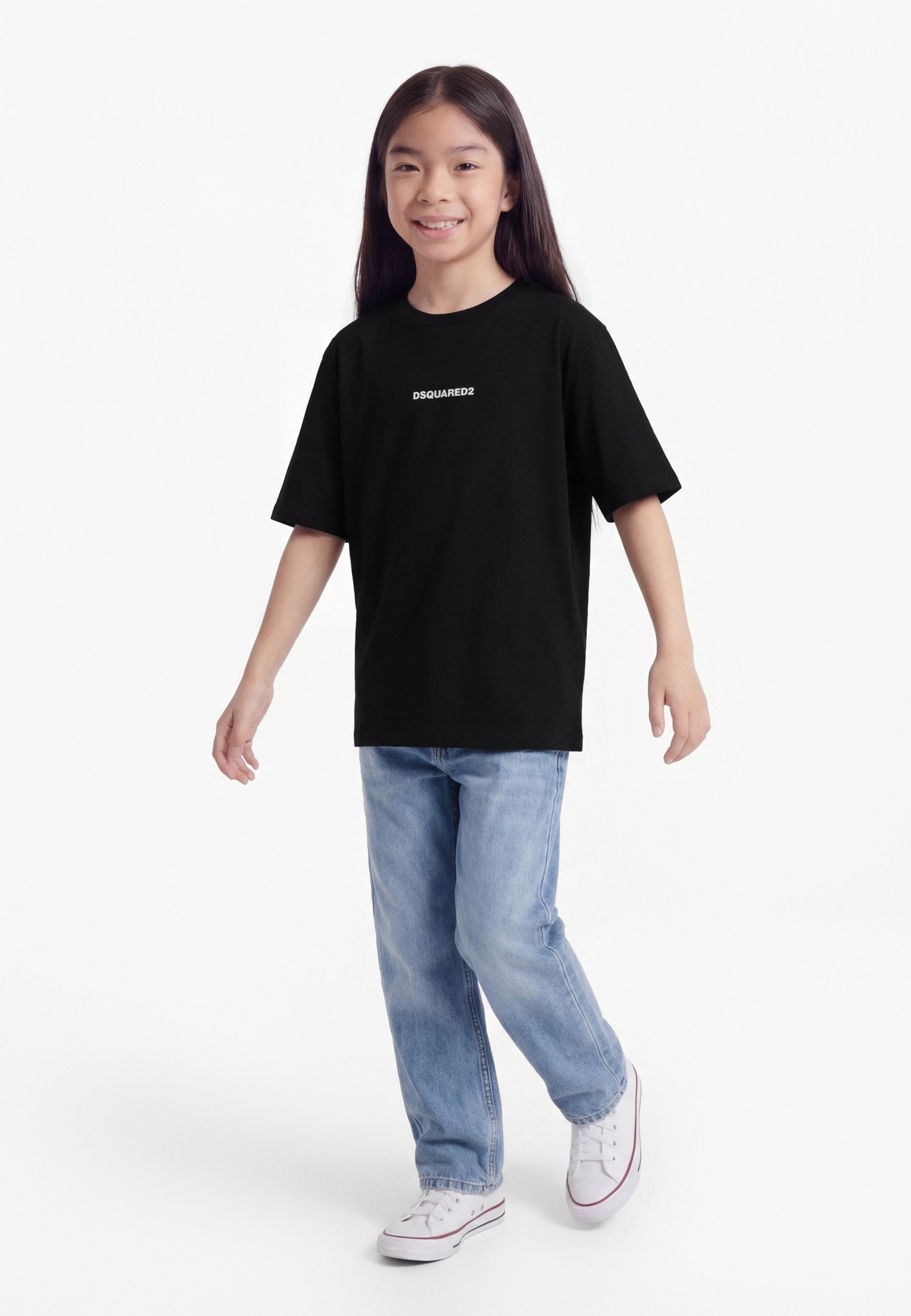 Dsquared2 SLOUCH FIT - Basic T-shirt - black - Zalando.co.uk
