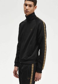 Fred Perry CONTRAST TAPE - Træningsjakke - piedra sombreado