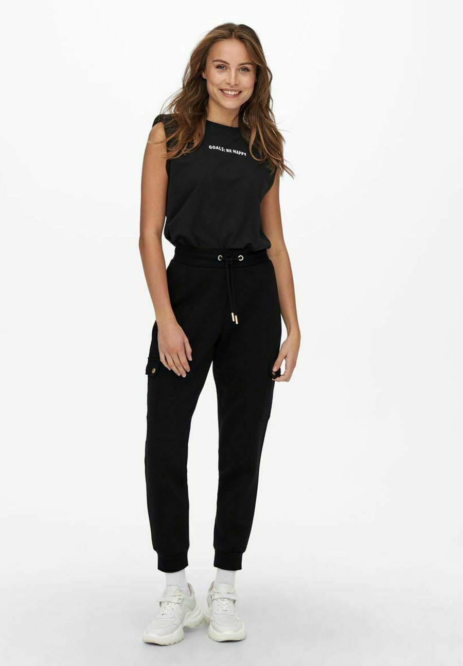 ONLY Pantaloni sportivi - black/nero - Zalando.it