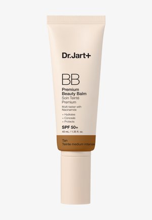 Tube Dr.Jart+ BB Premium Beauty Balm teinte hâle avec SPF 50+, hydrate, camoufle, protège, contient de la niacinamide, 40 ml.