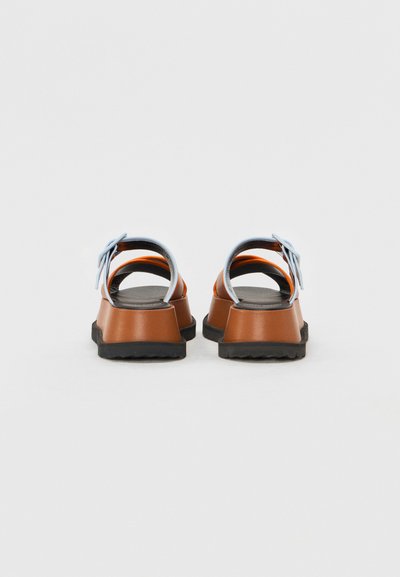 Pierre Hardy ALPHA MAXI - Platformas sandales - camel/orange/baby blue