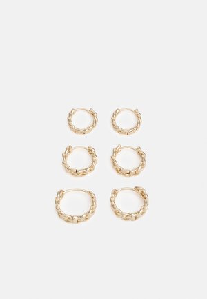 RANADAR 3 PACK - Earrings - gold-coloured