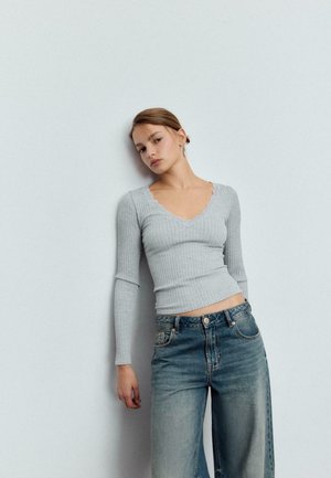 SEAMLESS - Majica z dolgimi rokavi - light grey