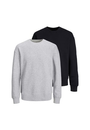 2ER PACK - Collegepaita - schwarz hellgrau