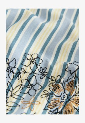 Next, REGULAR FIT - STRIPE EMBROIDERED SHORT SLEEVE SHIRT . - Hemd - blue yellow floral
