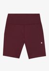 ESSENTIAL MID LENGTH HIGH RISE CYCLING SHORTS - Tajice - bordeaux