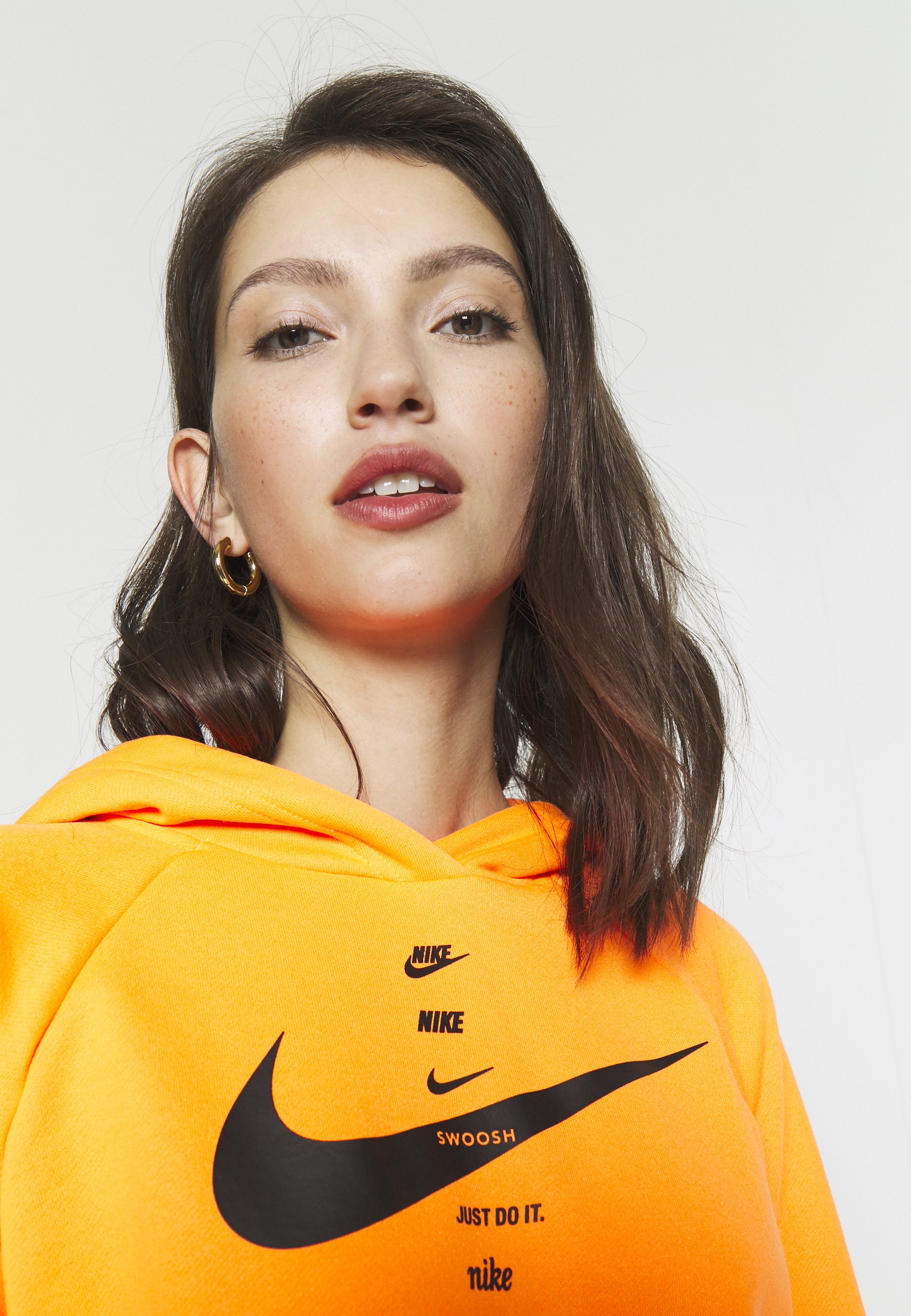 total orange hoodie