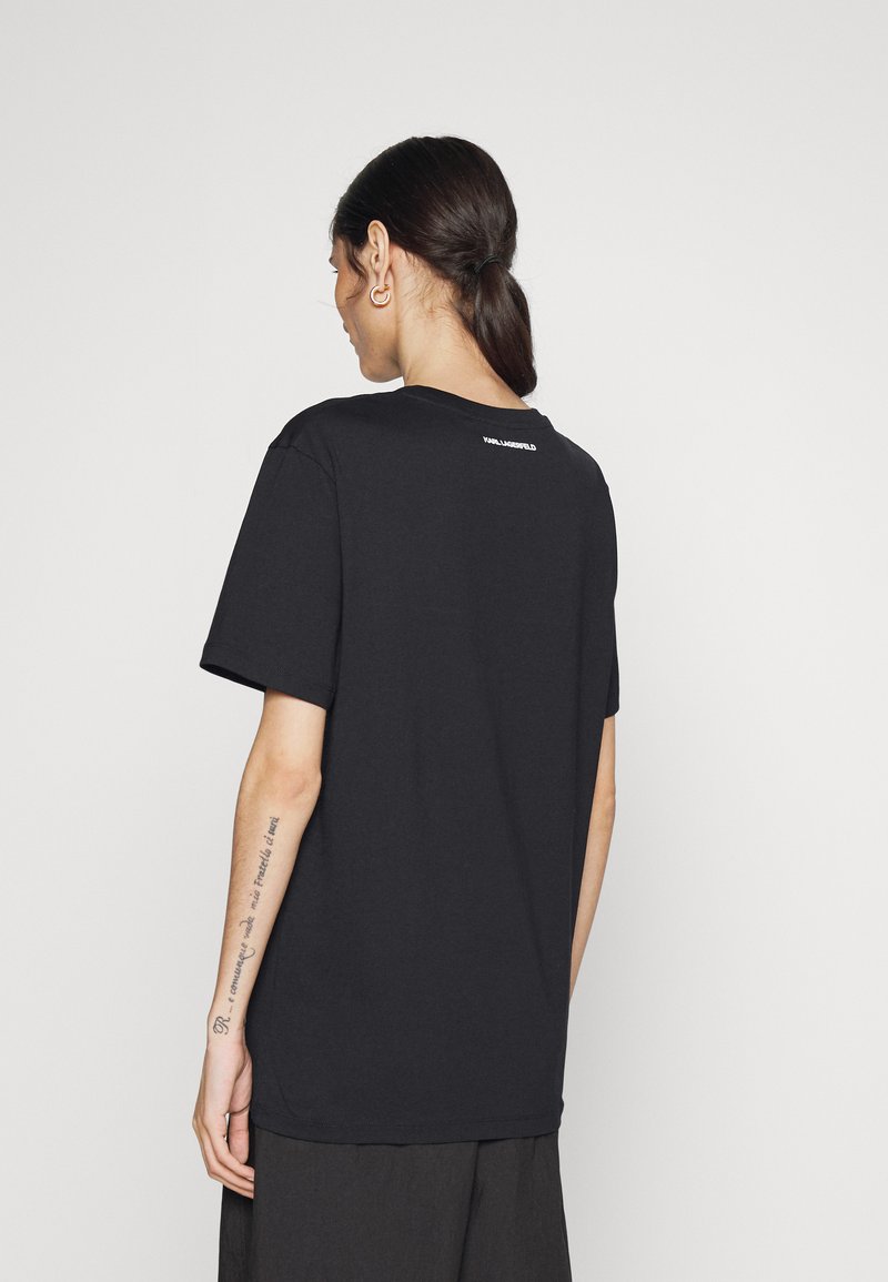 Damen T-Shirts | KARL LAGERFELD IKONIK MONOGRAM T-Shirt print black/schwarz - IE91853 Damen T-Shirts | KARL LAGERFELD IKONIK MONOGRAM T-Shirt print black/schwarz - IE91853