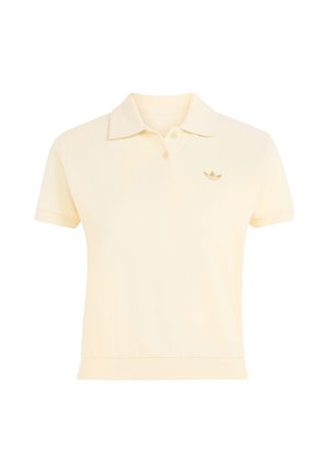adidas Originals, SHORT SLEEVE POLO - Πόλο - warm vanilla