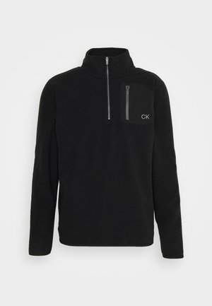 PLANET HALF ZIP - Suéter de forro polar - black