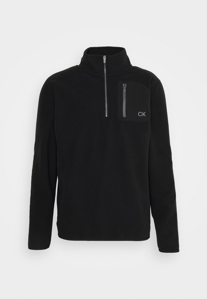 Calvin Klein Golf PLANET HALF ZIP - Camisola de lã polar - black