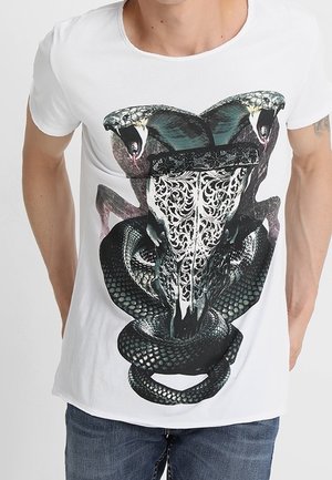 T-shirt con stampa - white