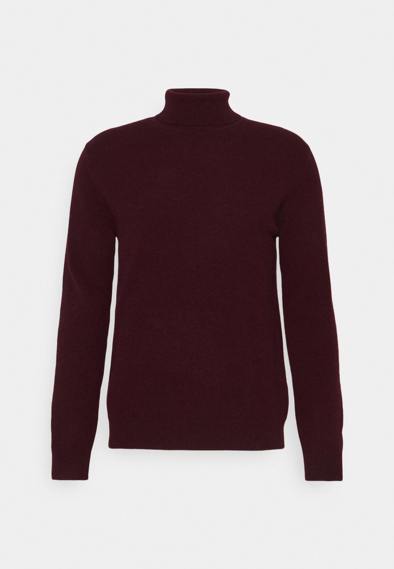 pure cashmere MEN TURTLE NECK SWEATER - Camisola - burgundy