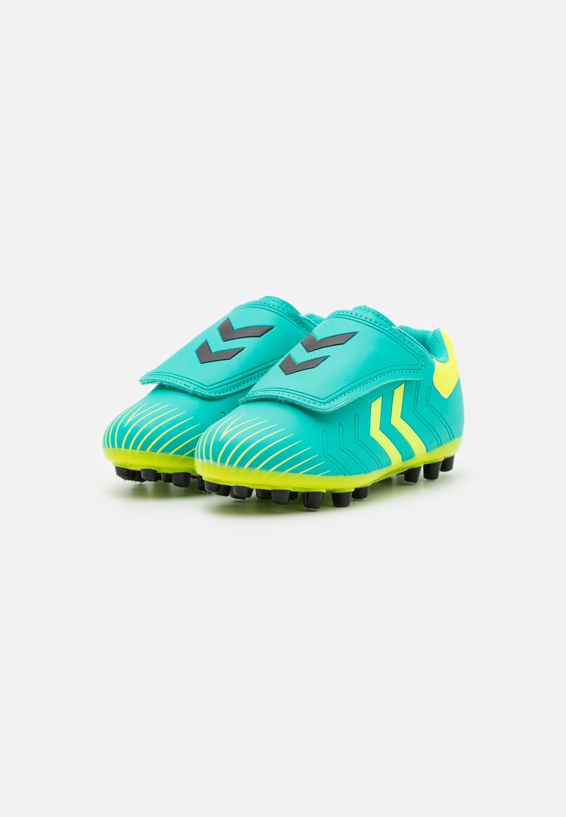 Kinder Wanderschuhe | Hummel HATTRICK MG JR UNISEX Fußballschuh Nocken turquise/semi solar yellow/türkis - IQ63979 Kinder Wanderschuhe | Hummel HATTRICK MG JR UNISEX Fußballschuh Nocken turquise/semi solar yellow/türkis - IQ63979