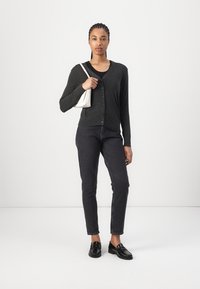 Calvin Klein FINE GAUGE CARDIGAN - Kardigan - charcoal heather