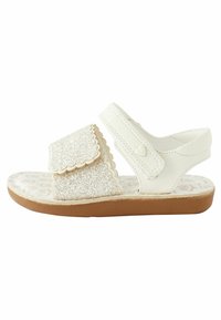 Next - GLITTER - Riemensandalette - white Thumbnail-Bild 1