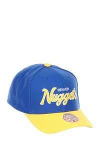 Mitchell & Ness DENVER NUGGETS NBA TEAM SCRIPT VERSTELLBARE GEBOGENE SNAPBACK - Cap - gelb