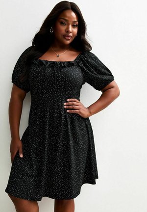 New Look Curves CURVES MIDI - Jurk - black pattern