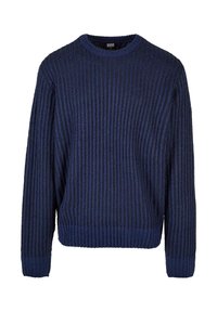 Urban Classics Stickad tröja - dark blue