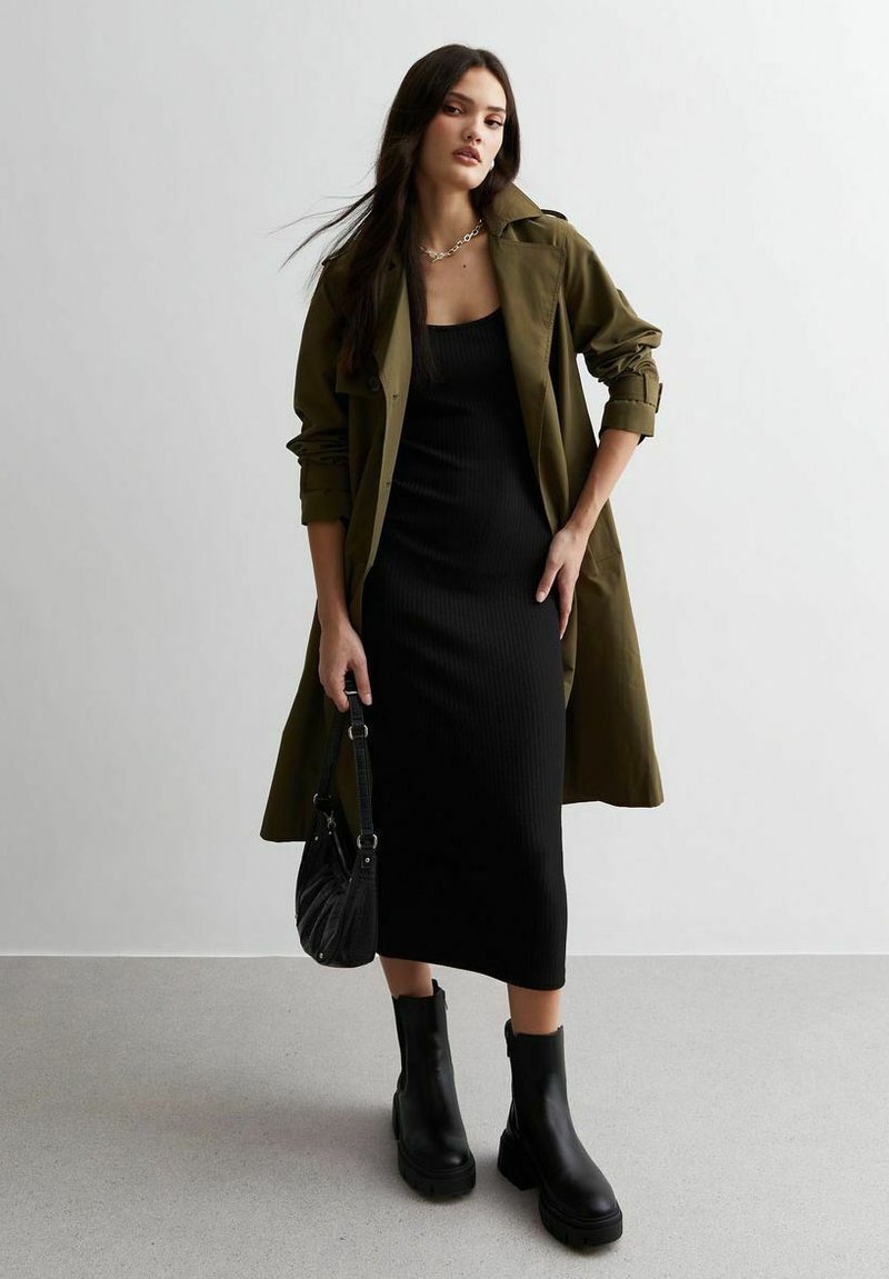 New Look Gebreide jurk zwart