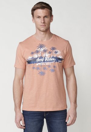 SHORT-SLEEVED  - Camiseta estampada - naranja   orange