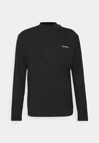Calvin Klein MICRO LOGO MOCK NECK  - Longsleeve - black