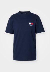 FLAG TEE UNISEX - T-shirt imprimé - dark night navy