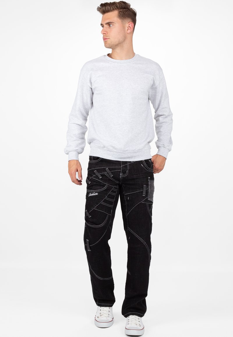 Jean Homme KOSMO LUPO Regular Fit - Style Cargo Streetwear Confortable 90%Coton