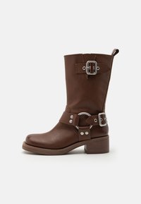 Steve Madden - EN ROUTE - Stivali texani / biker - brown Immagine in miniatura 1