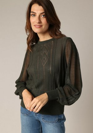 Pullover - dunkles khaki