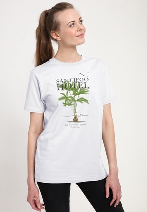 MATT KEELING SAN DIEGO HOTEL - Print T-shirt - white