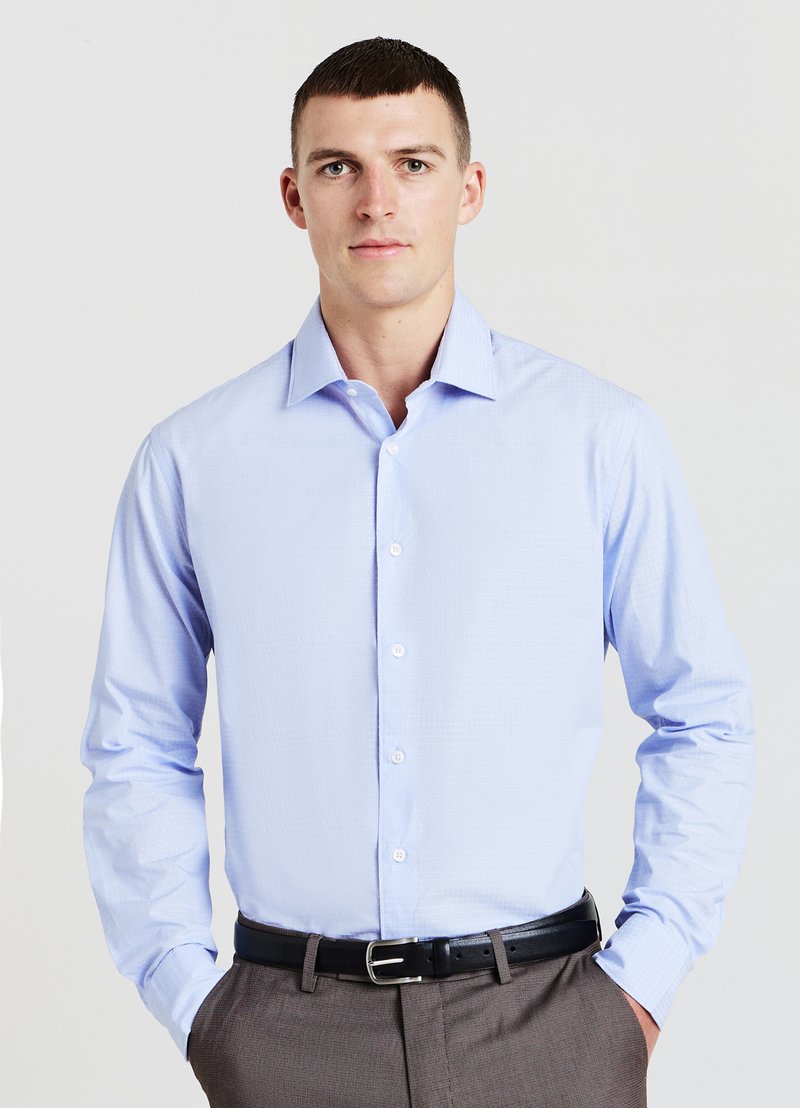 Calliope MICROFANTASIA - Camicia - var celeste