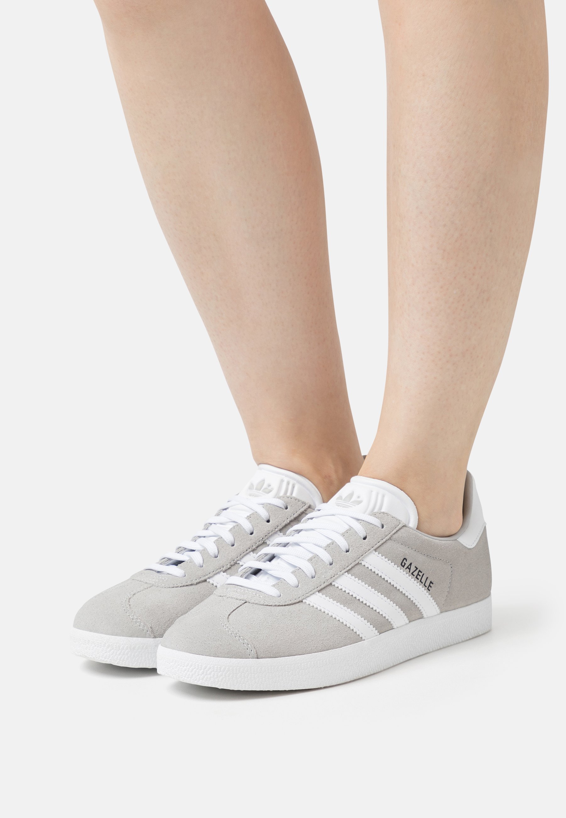 adidas originals gazelle in pale grey