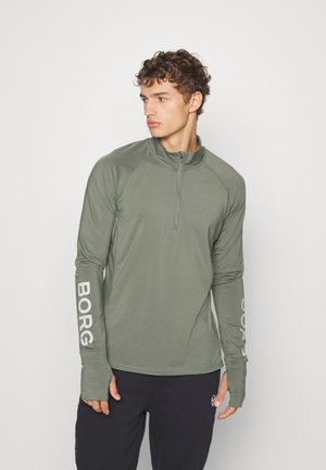 MIDLAYER HALF ZIP - Longsleeve - castor grey