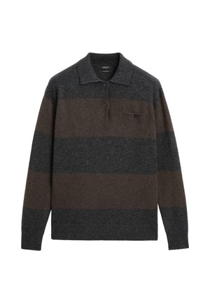 WITH POCKET DETAIL  - Maglione - dark grey