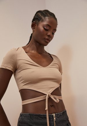 Even&Odd T-shirt imprimé - taupe