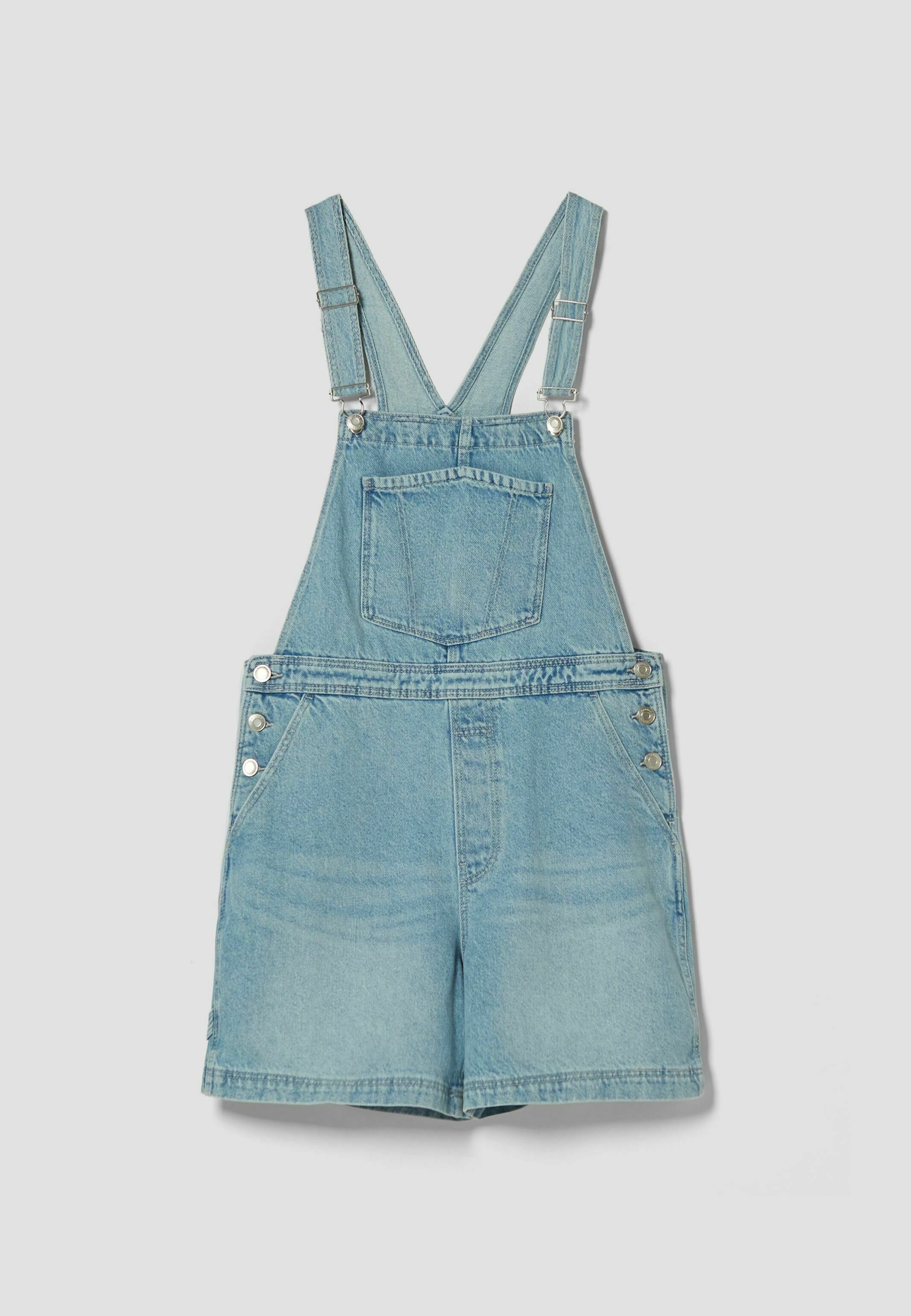 Bershka Salopette - light blue denim/carta da zucchero - Zalando.it