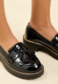 Lipsy Pantofi slip-on - black