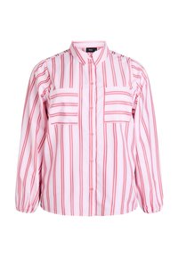 LOCKERES MIT STREIFEN UND LANGEN ÄRMELN - Bluza s gumbima - pink stripe